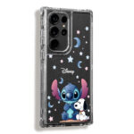 Case 360 Transparente Para Samsung Stitch & Snoopy - Imagen 2