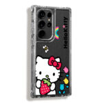 Case 360 Transparente Para Samsung Hello Kitty - Imagen 2