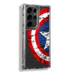 Case 360 Transparente Para Samsung Marvel Capitan America - Imagen 2