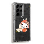 Case 360 Transparente Para Samsung Hello Kitty - Imagen 2