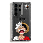 Case 360 Transparente Para Samsung One Piece Luffy