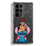 Case 360 Transparente Para Samsung Lilo y Stitch