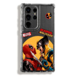Case 360 Transparente Para Samsung Deadpool y Wolverine