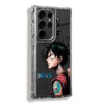 Case 360 Transparente Para Samsung One Piece Luffy - Imagen 2