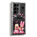 Case 360 Transparente Para Samsung Mickey y Minnie - Imagen 2